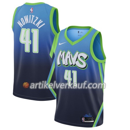 NBA Dallas Mavericks Trikot Dirk Nowitzki 41 Nike 2019-2020 City Edition Swingman - Herren